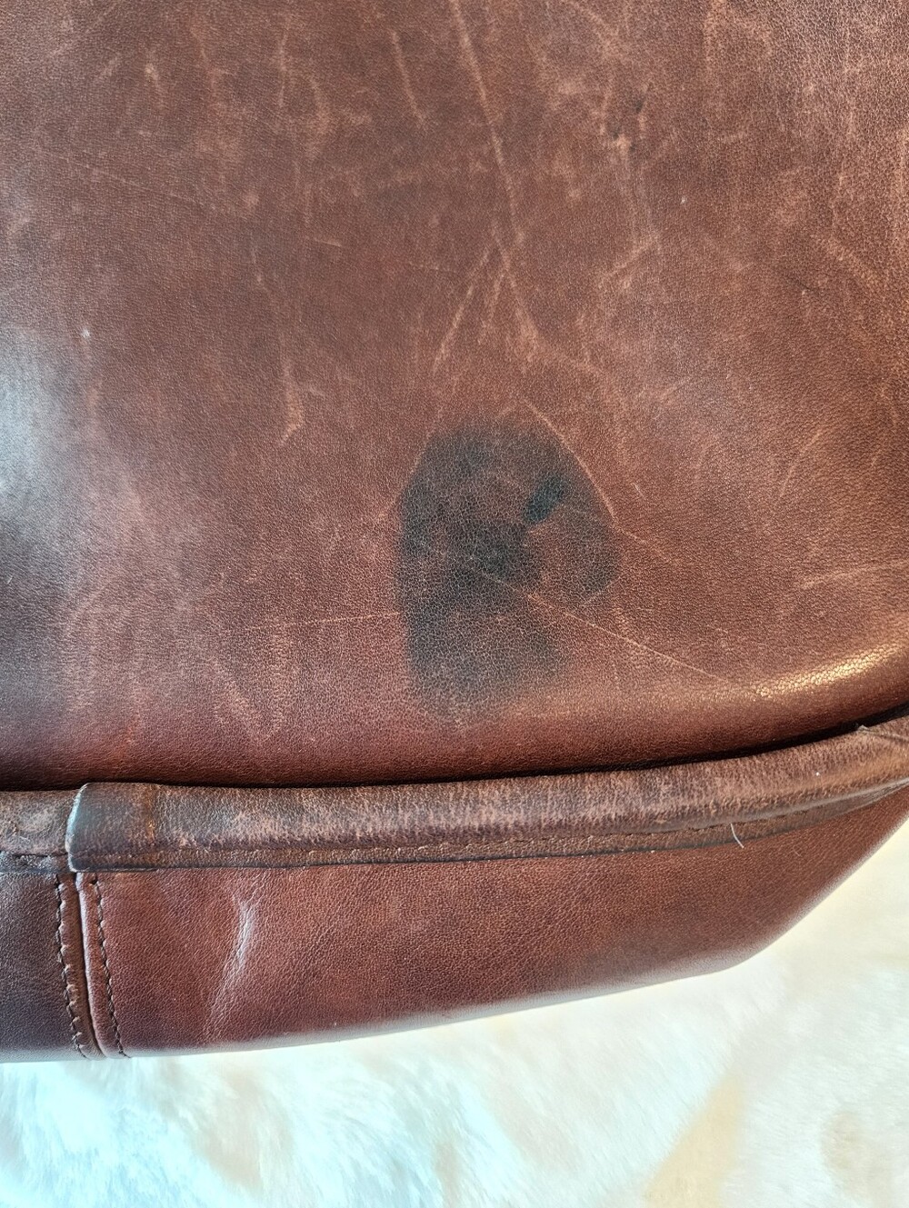 Coach Brown Leather Vintage Turnlock Crossbody Bag - Picture 9 of 13